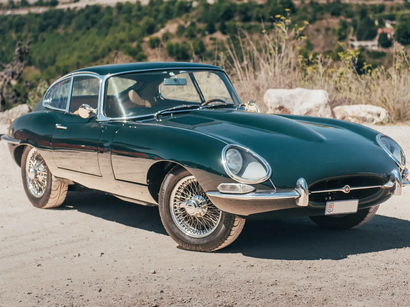 Jaguar E-Type 3.8 Série 1 Verde - 1