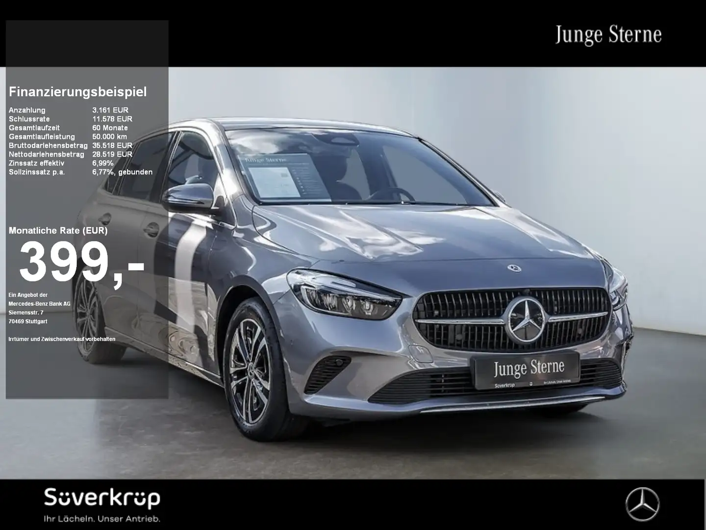 Mercedes-Benz B 180 , Progressive Navi LED AHK Pano Kamera Spu Grijs - 1