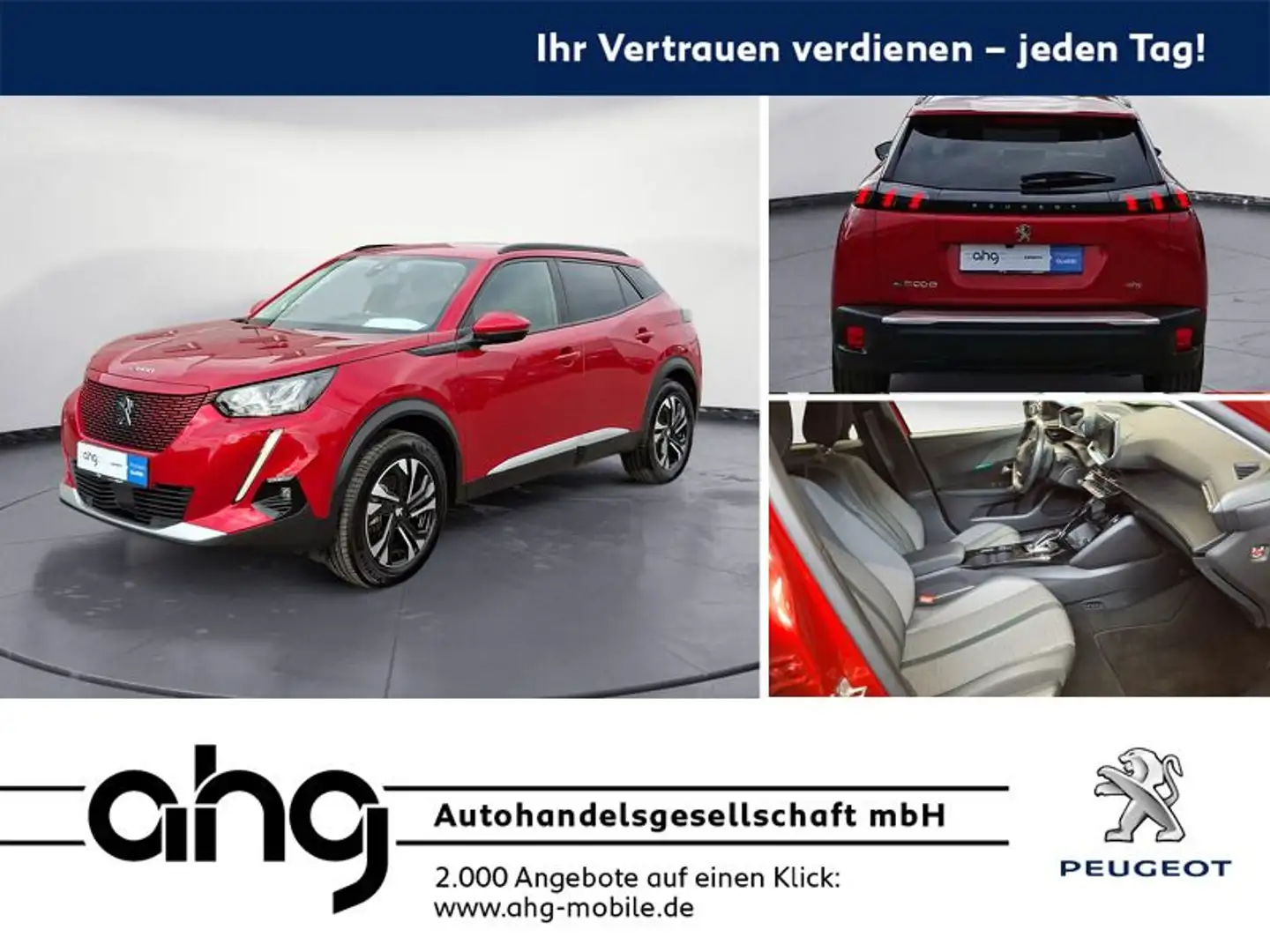 Peugeot 2008 e-2008 136 Allure Pack Navi LED Sitzhzg. Rojo - 1