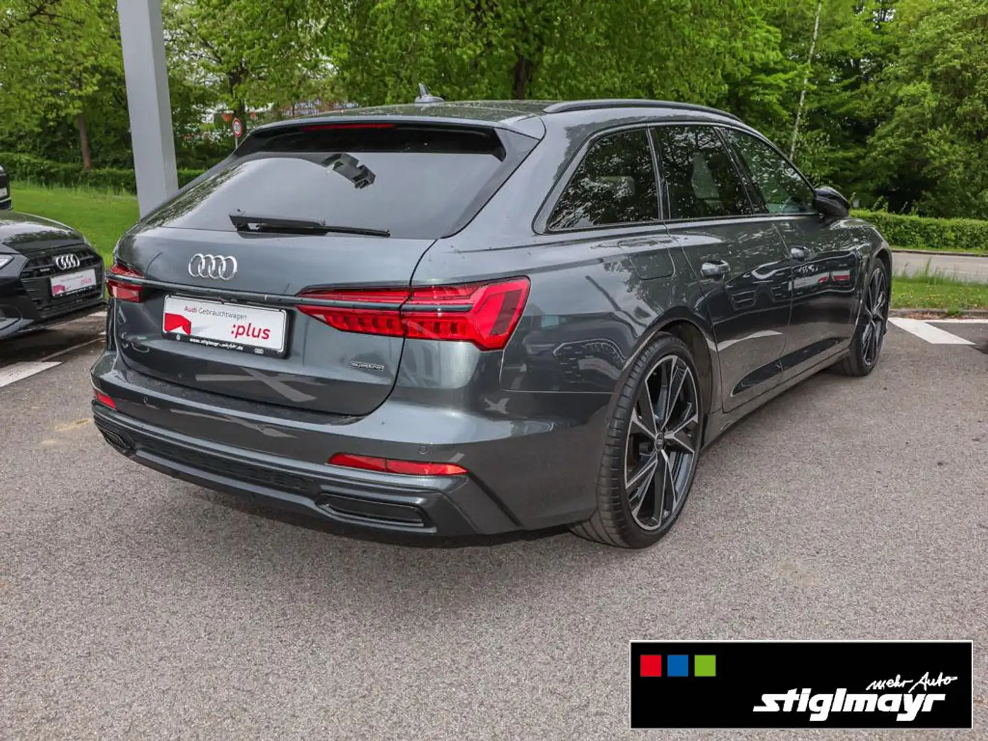 Audi A6 Avant S-line 40TDI quattro B&O+HD-MATRIX+PANO Grijs - 2