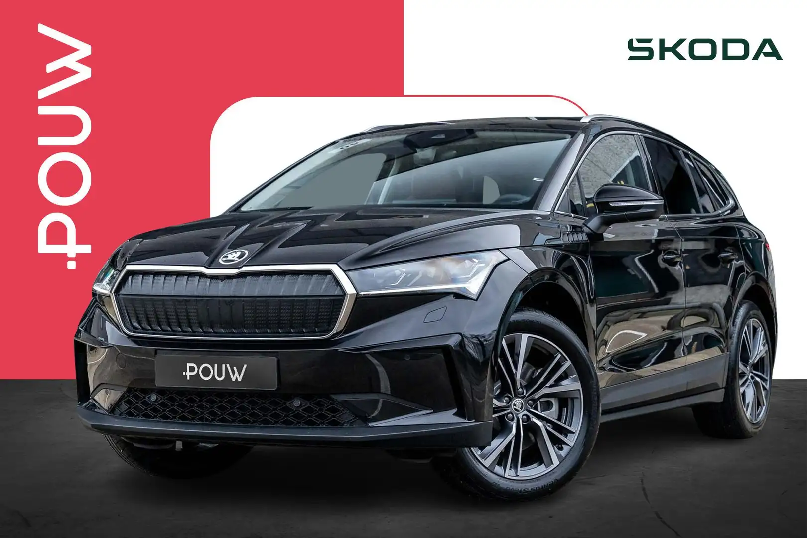 Skoda Enyaq 85 286pk Business Edition | Trekhaak Wegklapbaar | Zwart - 1