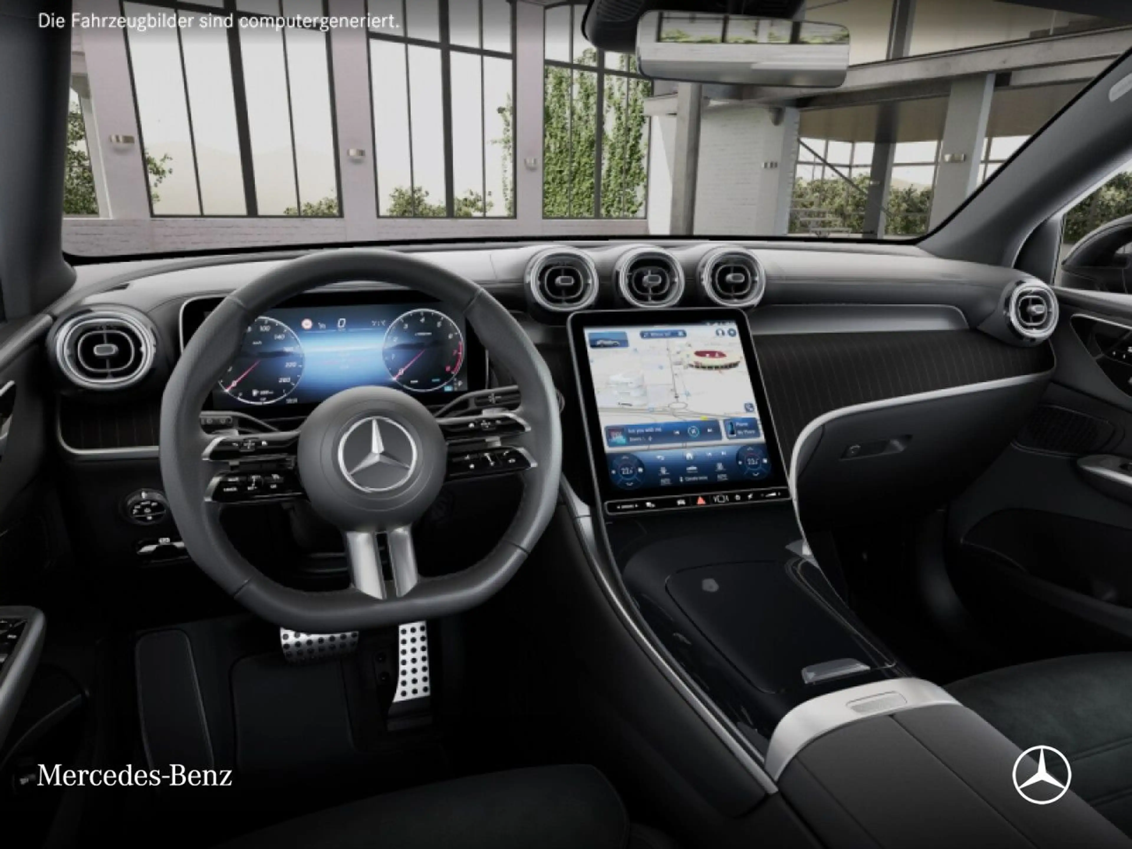 Mercedes-Benz GLC 200 4M AMG+NIGHT+PANO+360+TOTW+KEYLESS+9G — photo 9