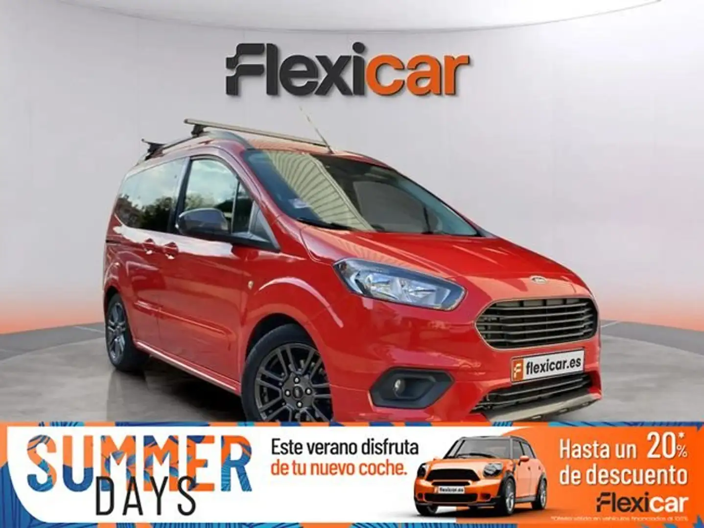Ford Tourneo Courier 1.0 Ecoboost Ambiente Rojo - 1