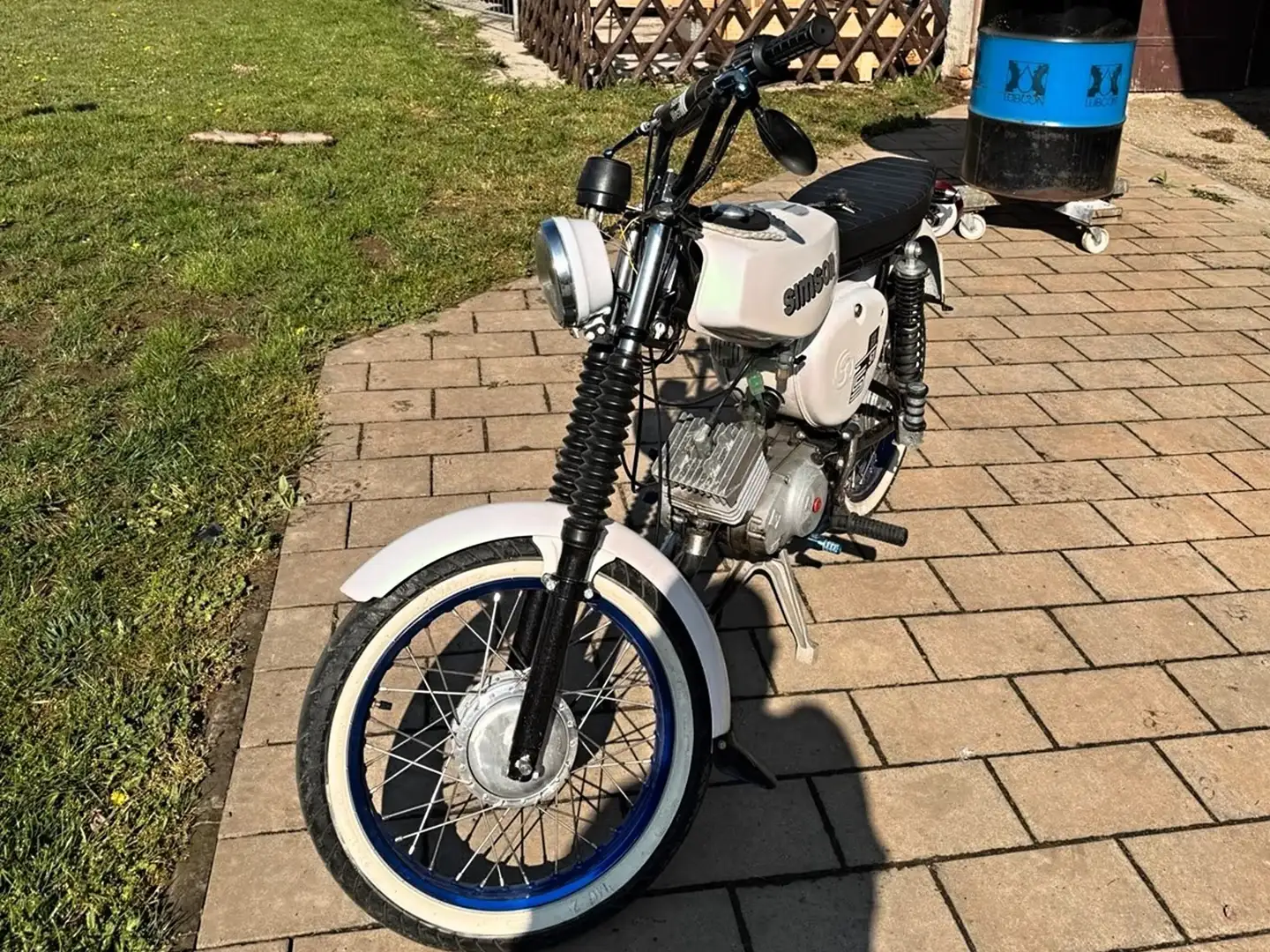 Simson S 51 Bílá - 1