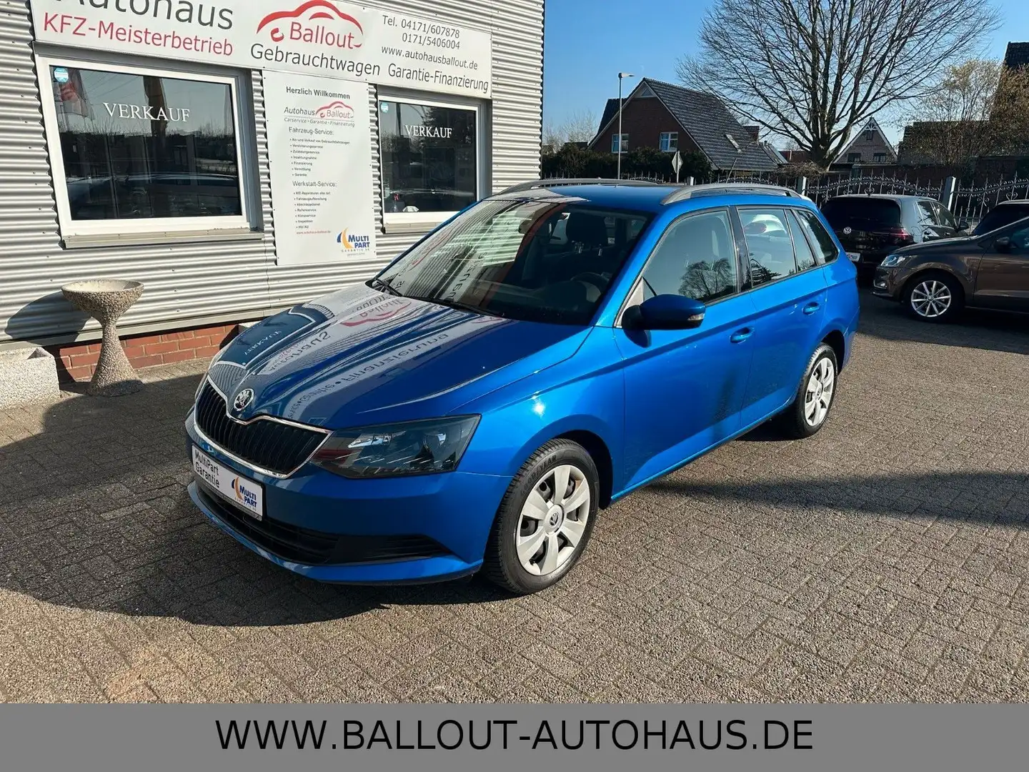 Skoda Fabia Combi*2.HAND*KLIMA*TEMPO*EURO6*GARANTIE* Blau - 2