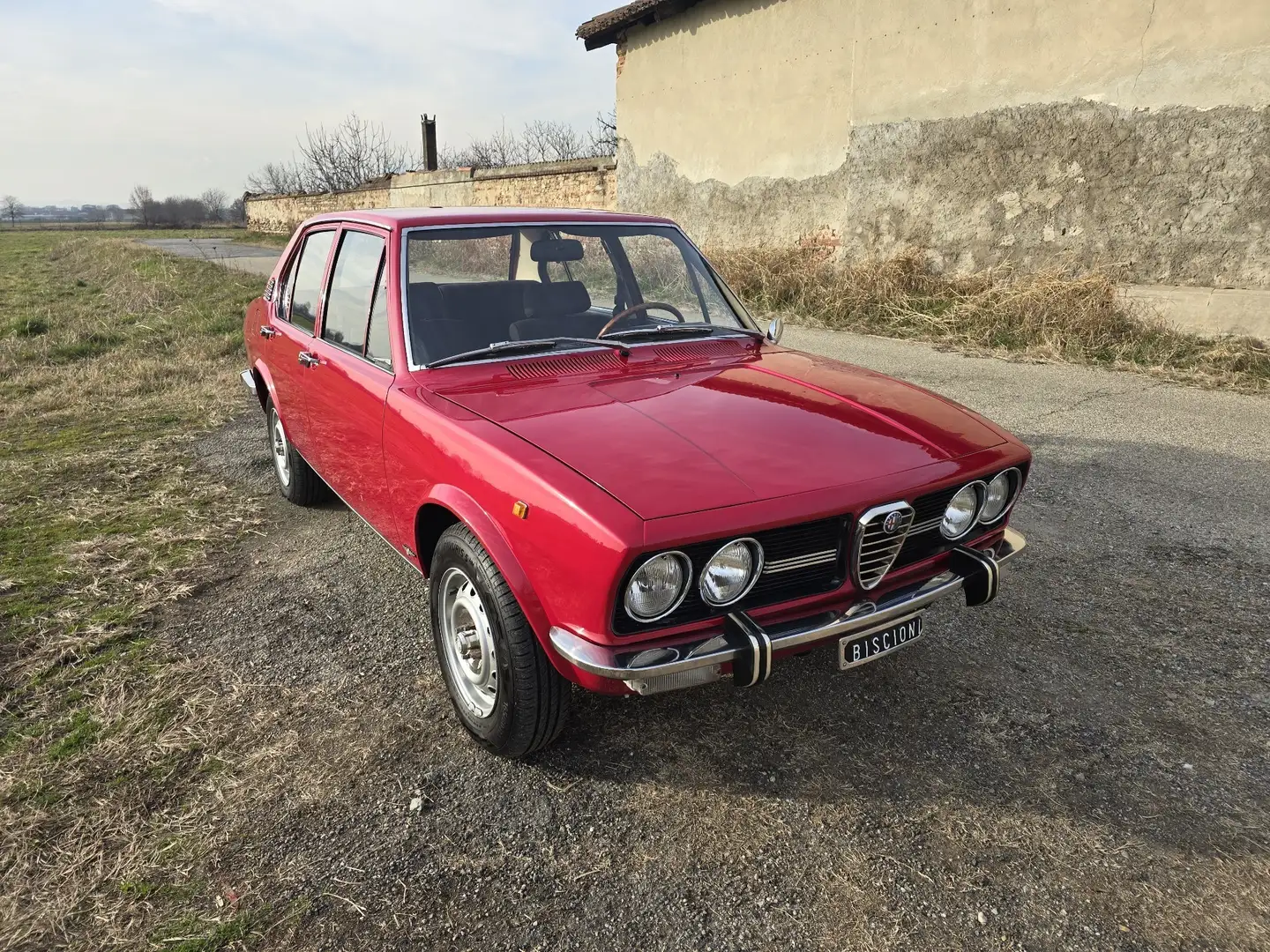 Alfa Romeo Alfetta 1.8-Scudo Stretto del 1973 Rot - 1