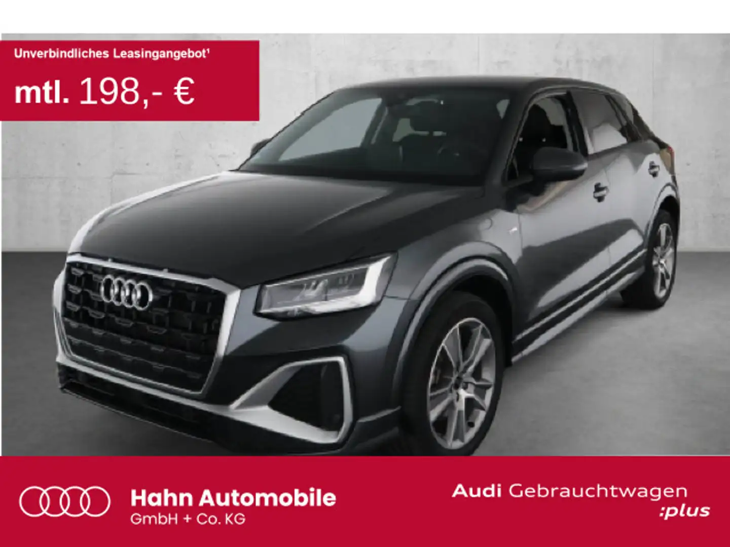 Audi Q2 35 TDI S-tronic S line AHK Navi LED Sitzhzg Grau - 1