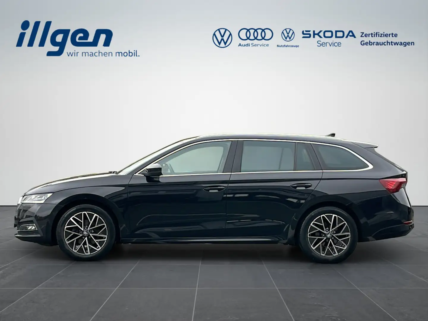 Skoda Octavia Combi 1.5 TSI First Edition NAV+APP+PDC Schwarz - 2