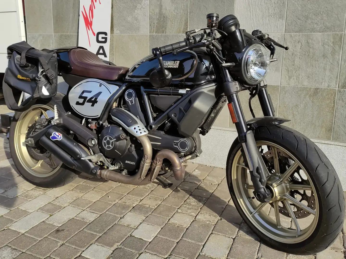 Ducati Scrambler 800 cafe racer Чорний - 1