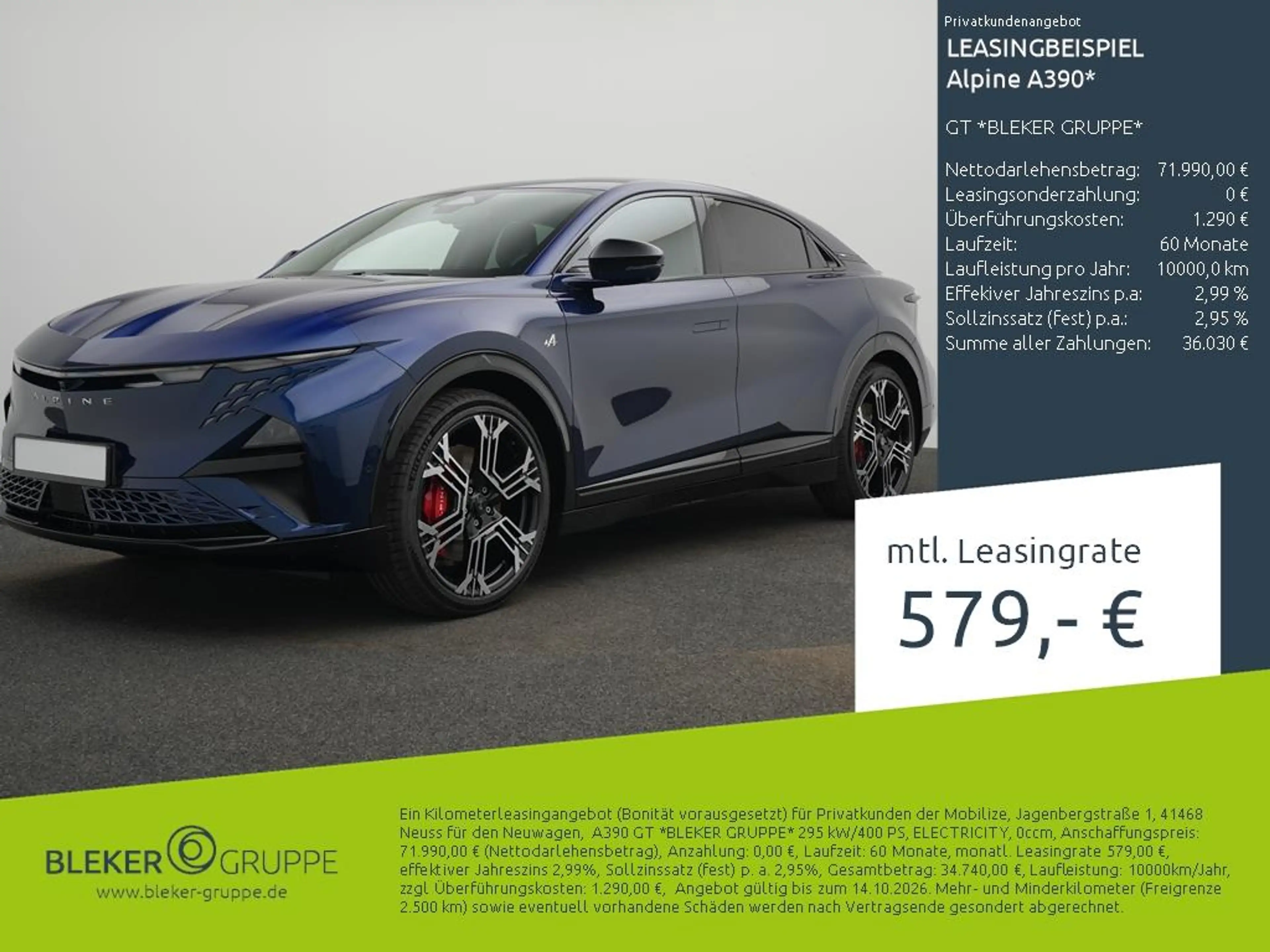 Alpine A390 GT *BLEKER GRUPPE*