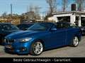 BMW 220 i Aut. Cabrio M Sport * NAVI * 76 TKM * 1HAND Bleu - thumbnail 2