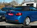 BMW 220 i Aut. Cabrio M Sport * NAVI * 76 TKM * 1HAND Bleu - thumbnail 9