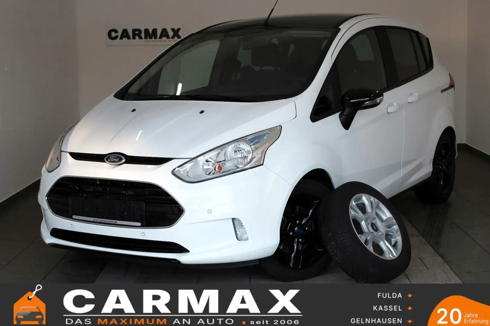 Ford B-Max B-MAX Colourline SH,PDC,8 fach bereift Blanc - 1