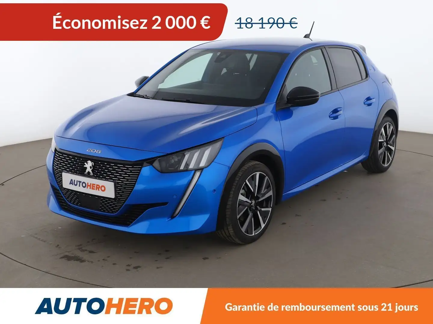 Peugeot 208 1.2 PureTech GT Line EAT8 Bleu - 1