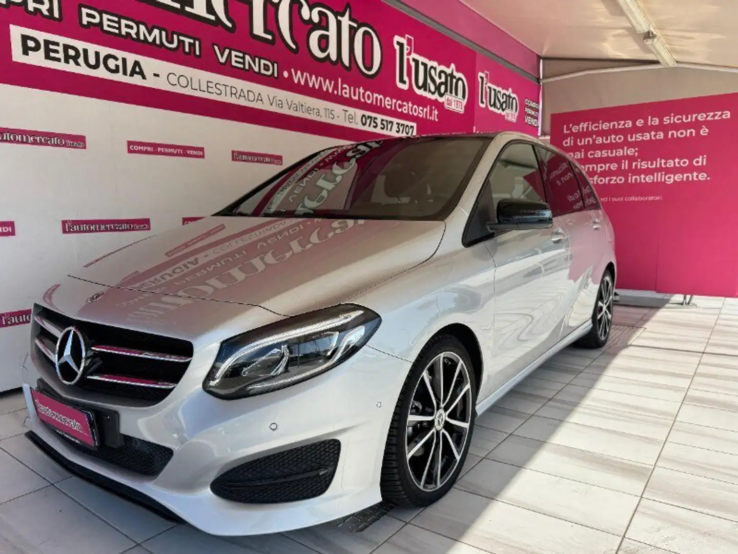 Mercedes-Benz B 200 B 200 d Automatic Premium Argento - 1