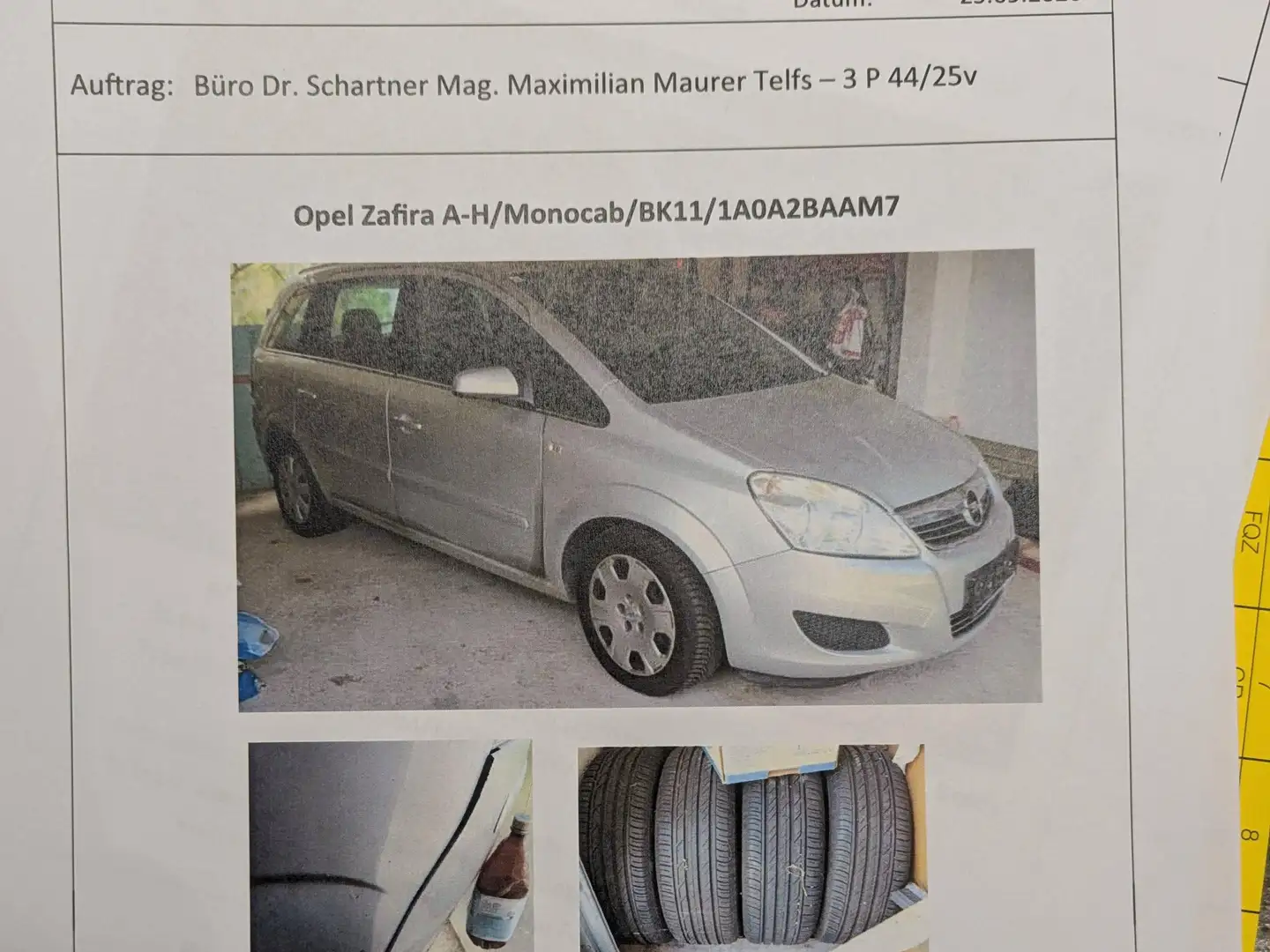 Opel Zafira Zafira 1,6 Austria Edition Austria Edition Silber - 1