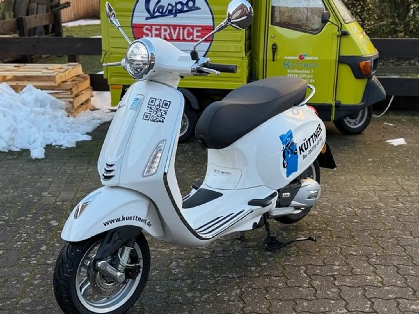 Vespa Primavera 125 ABS Vorführroller TOP !!  Kundendienst neu !!! Blanco - 1