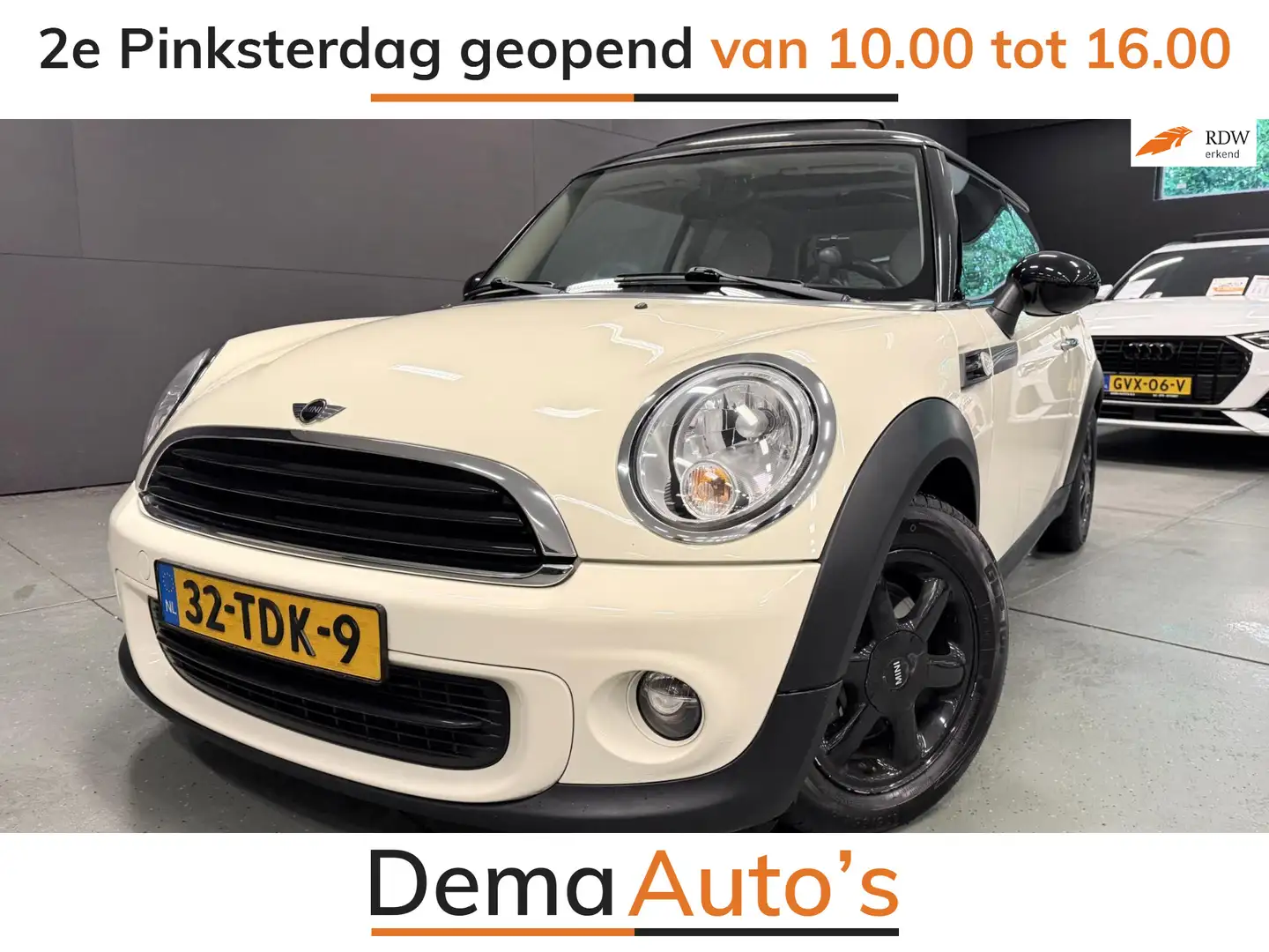 MINI Cooper 1.6 One MINIMALIST Business Line PANORAMADAK/// Blanc - 1