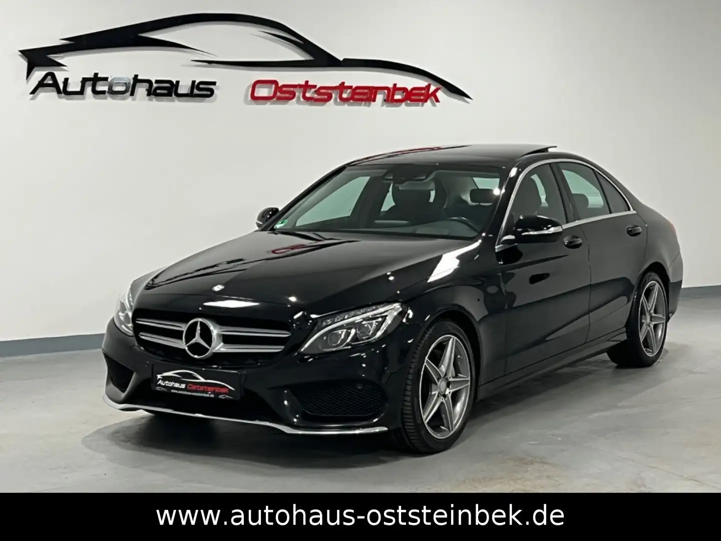 Mercedes-Benz C 220 d BLUETEC/AMG-LINE/PANO/HEAD-UP/LED/SHZ/ Zwart - 1