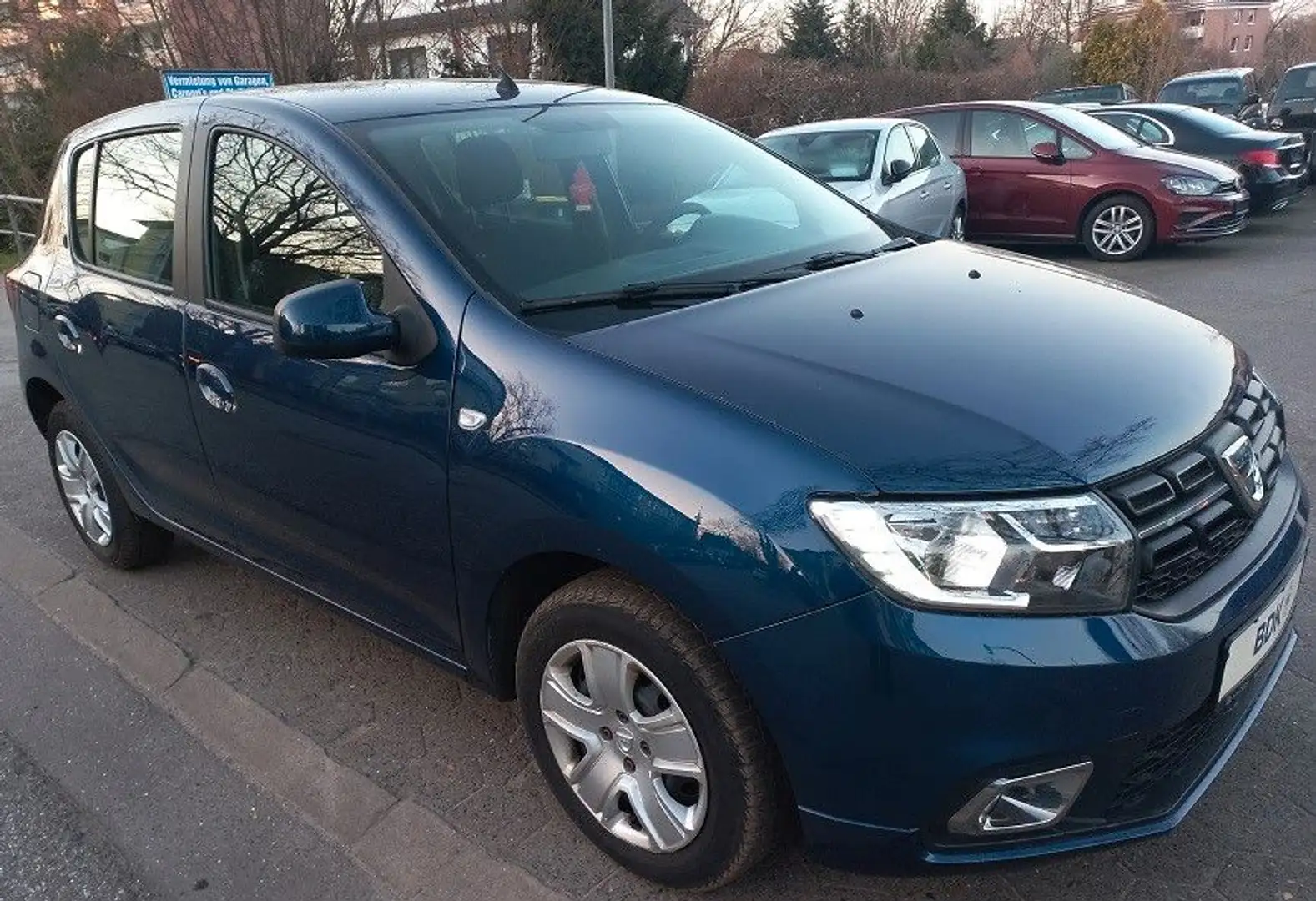 Dacia Sandero II Comfort 1,0 Klima Navi PDC S/W-Reifen Blau - 2