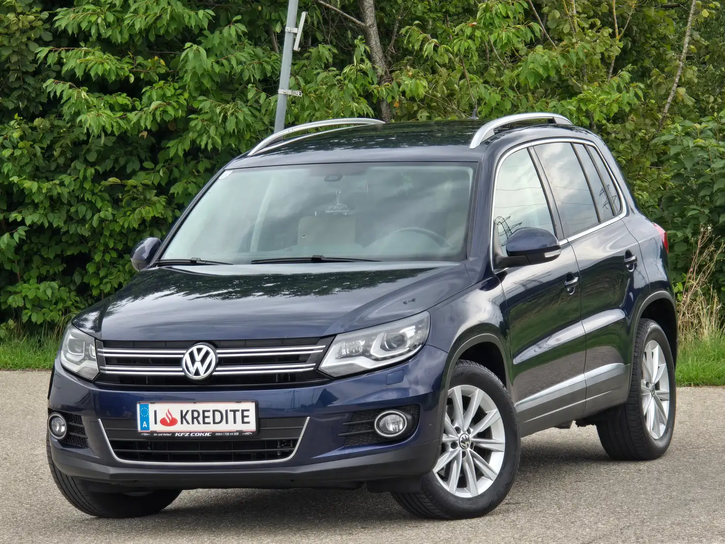 Volkswagen Tiguan Top* Kredit* Leder* Gepflegt *Pickerl 02/2026. Azul - 1