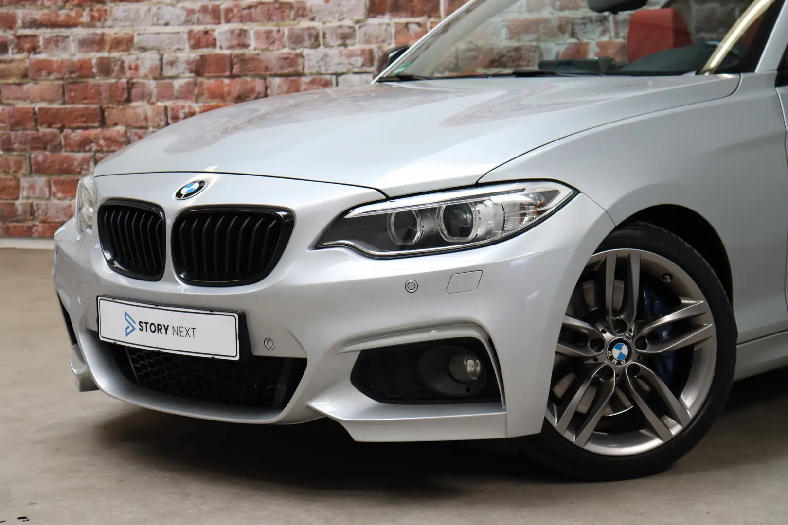 BMW 228 2 Serie Cabrio 228i High Executive M Sport Pakket Gris - 2