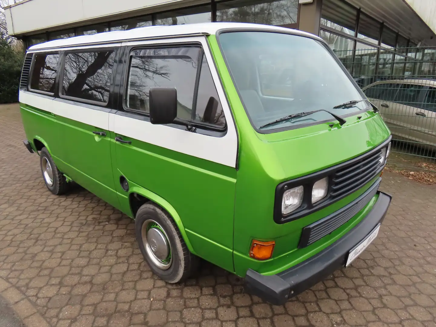 Volkswagen T3 Multivan 1.6 TD Camper*HU a.W. neu*H-Kennzeichen*AHK*5-Gang Zöld - 1