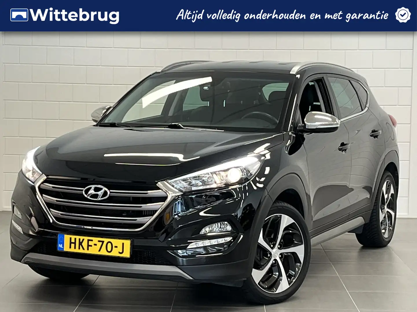 Hyundai TUCSON 1.6 T-GDi Premium LEDER | KEYLESS | 19 INCH VELGEN Schwarz - 1