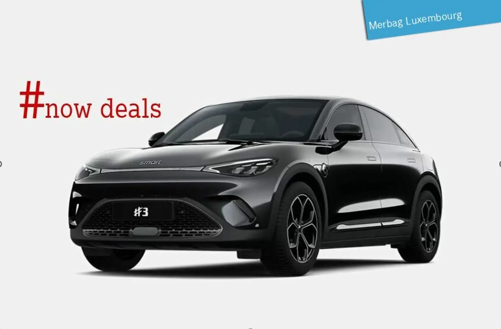 smart #3 #3 Pro (49 kWh) (+3.000 Euro Klimabonus Luxembourg Чёрный - 1