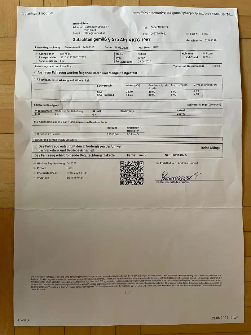 Suzuki SV 650 Weiß - 2