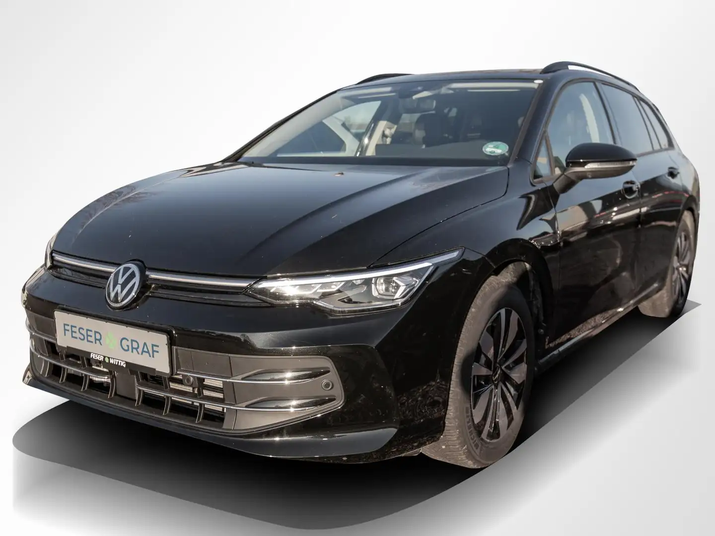 Volkswagen Golf VIII Variant 1.5 TSI Goal AHK/Kamera/LED+/Navi/Tra Zwart - 1