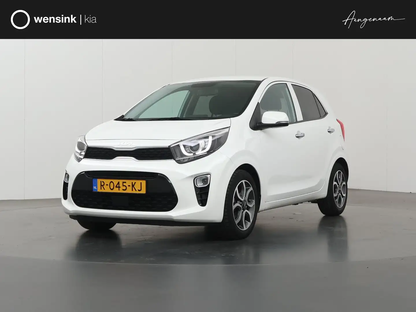 Kia Picanto 1.0 DPi DynamicPlusLine | Keyless | Navigatie | Pa Blanc - 1