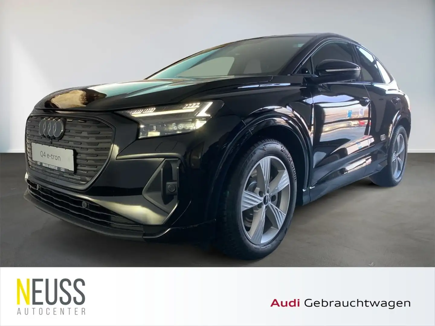 Audi Q4 e-tron Sportback 45 quattro S line PANO+HUD+AHK Schwarz - 1