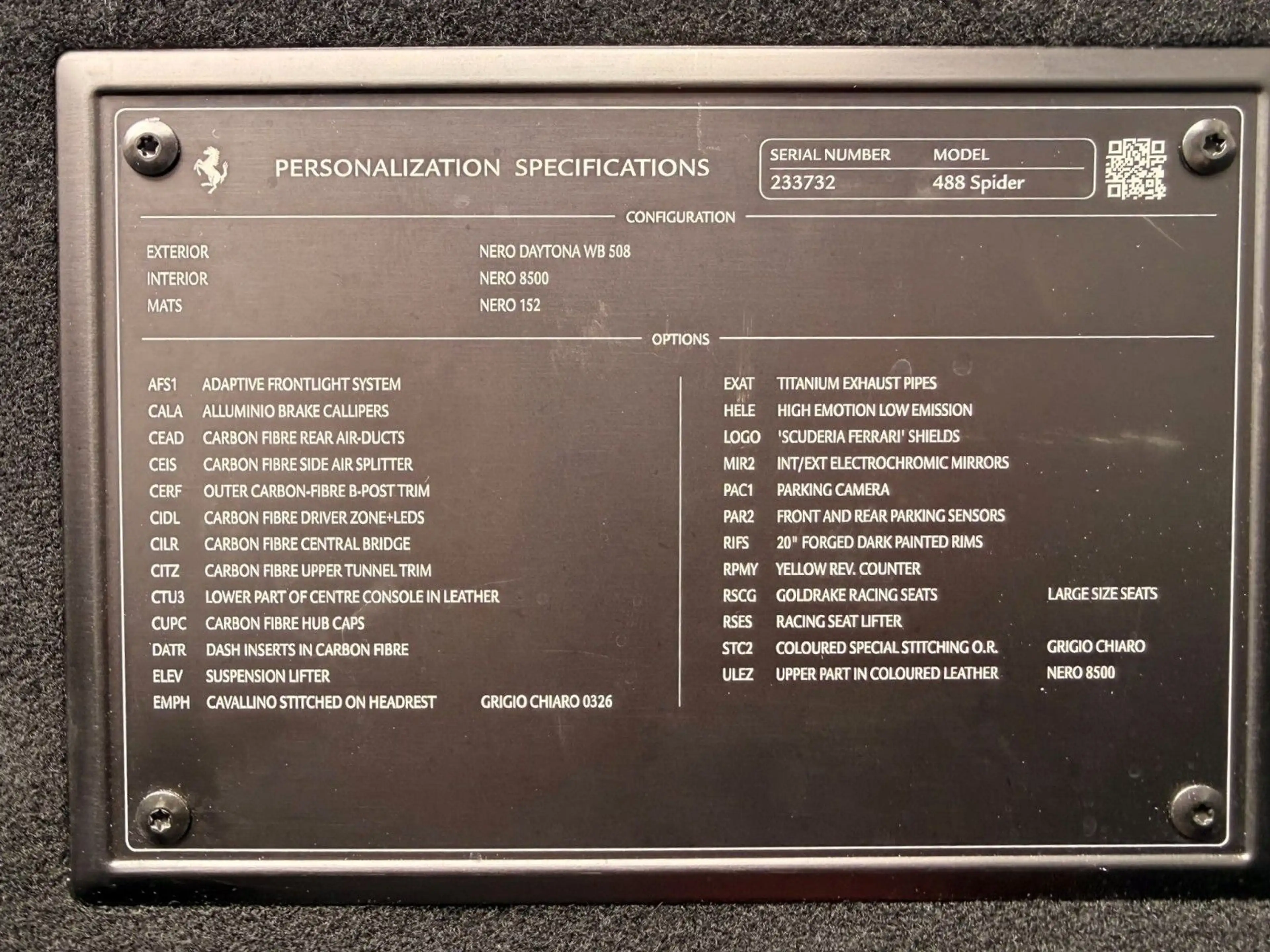 Ferrari 488 *Lift*Carbon*Titanium*camera*HELE — photo 2