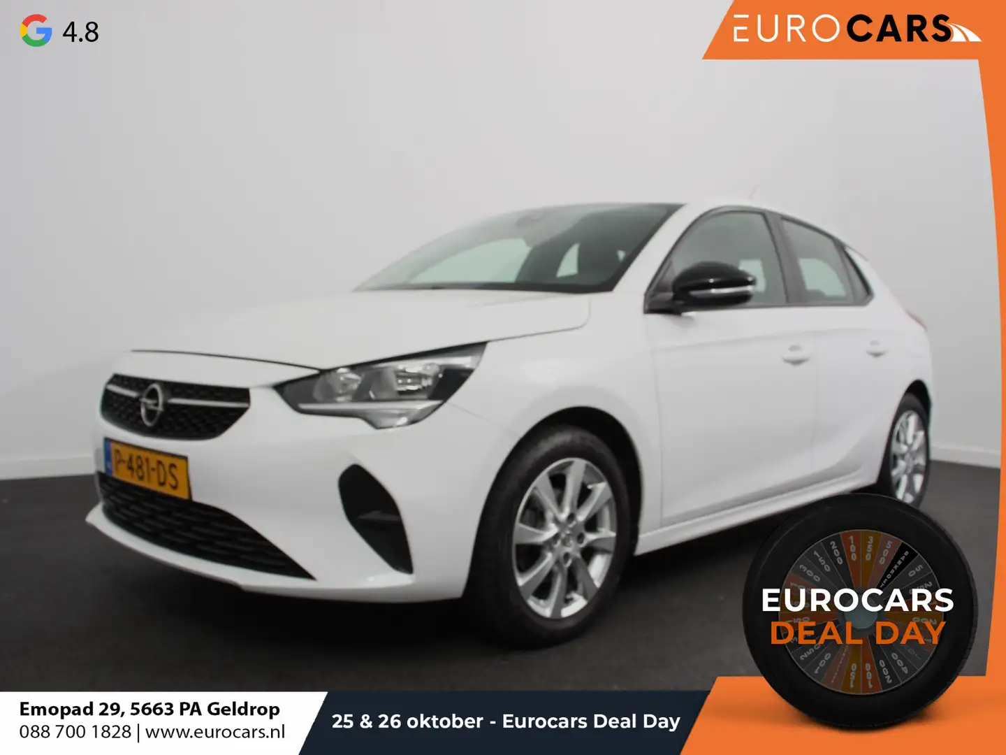Opel Corsa 1.2 Edition Airco Carplay Navi Cruise Control PDC Blanc - 1