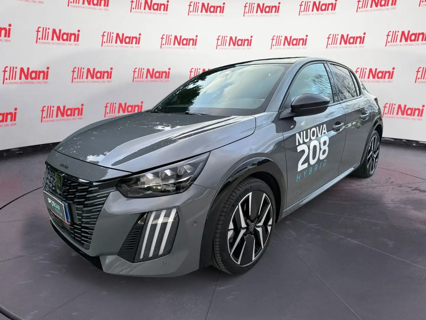 Peugeot 208 Hybrid 136 e-DCS6 GT Grigio - 1