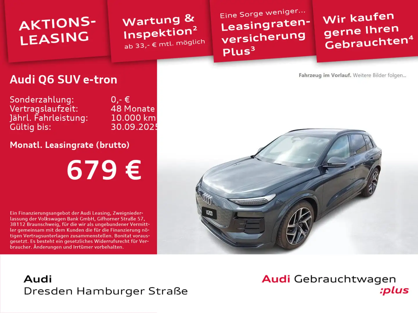 Audi Q6 Q6 e-tron quattro Tech pro AHZV B&O Leder Gris - 1