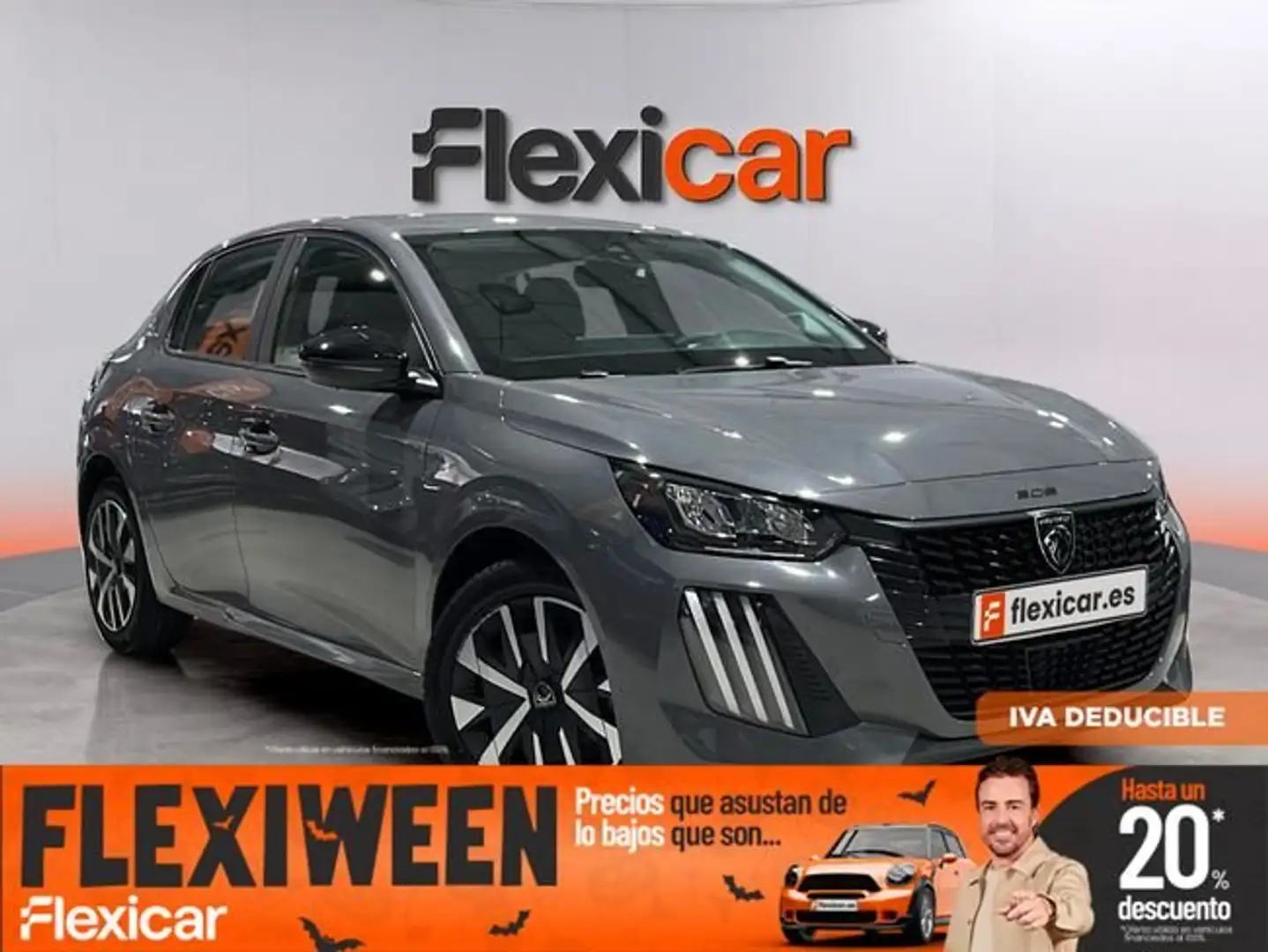 Peugeot 208 1.2 Puretech S&S Active 100 Gris - 1