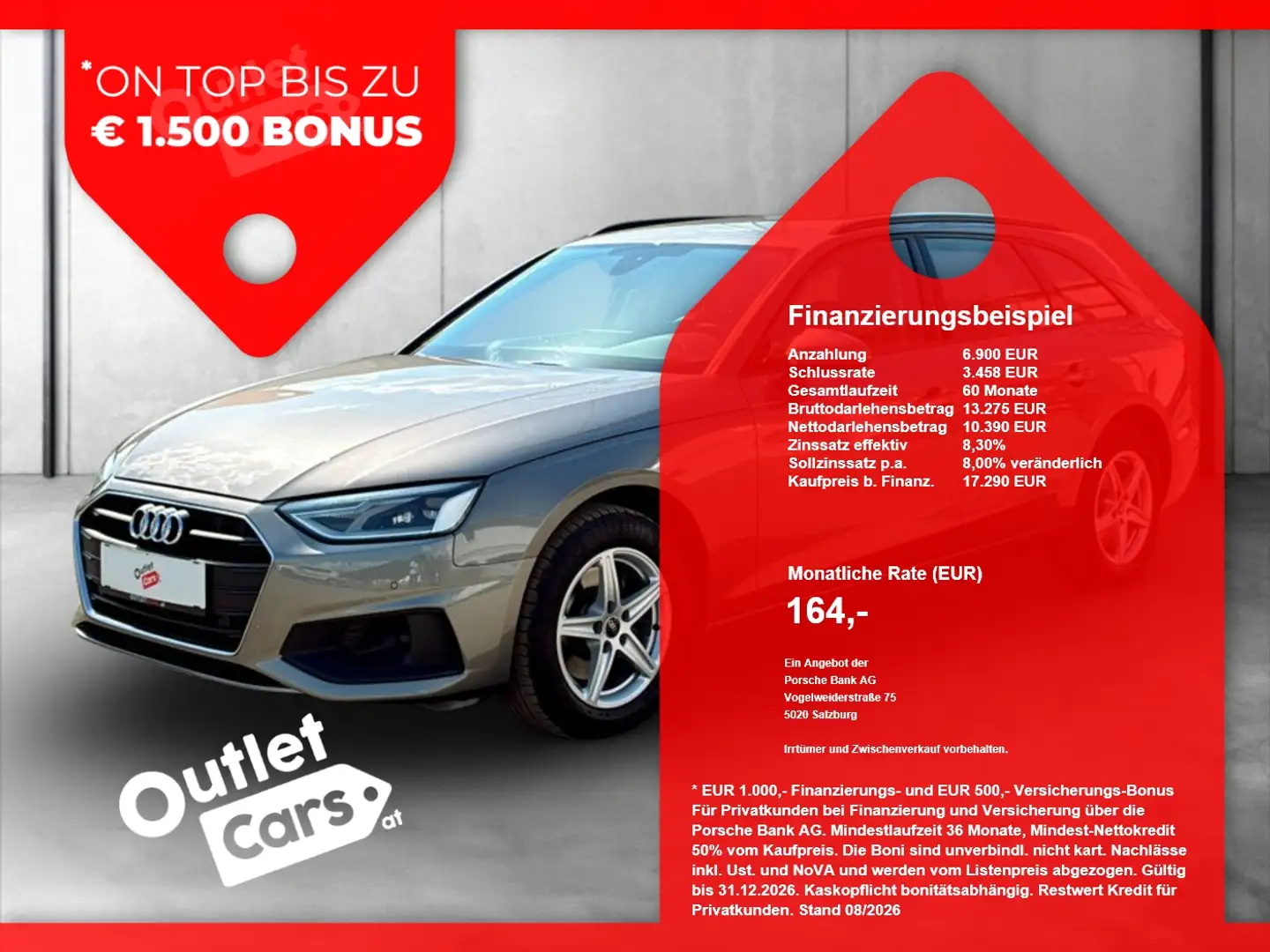 Audi A4 Avant 35 2.0 TDI NAVI+DynLicht+LM+PDC+SHZ+AUT Grau - 1