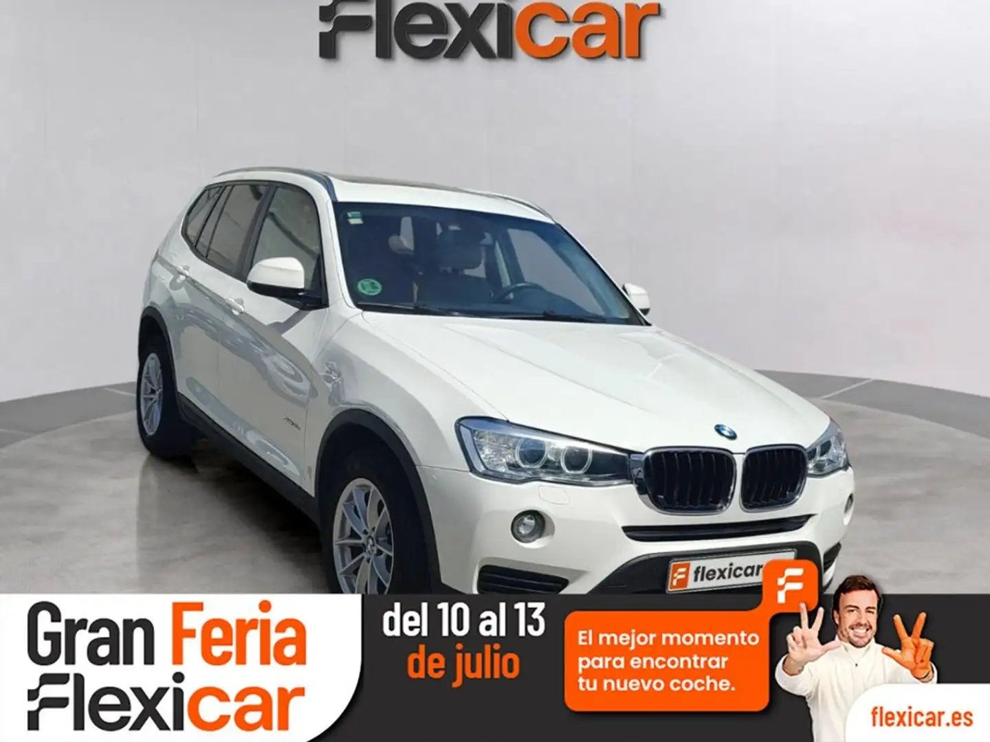 BMW X3 xDrive 20dA Blanc - 1