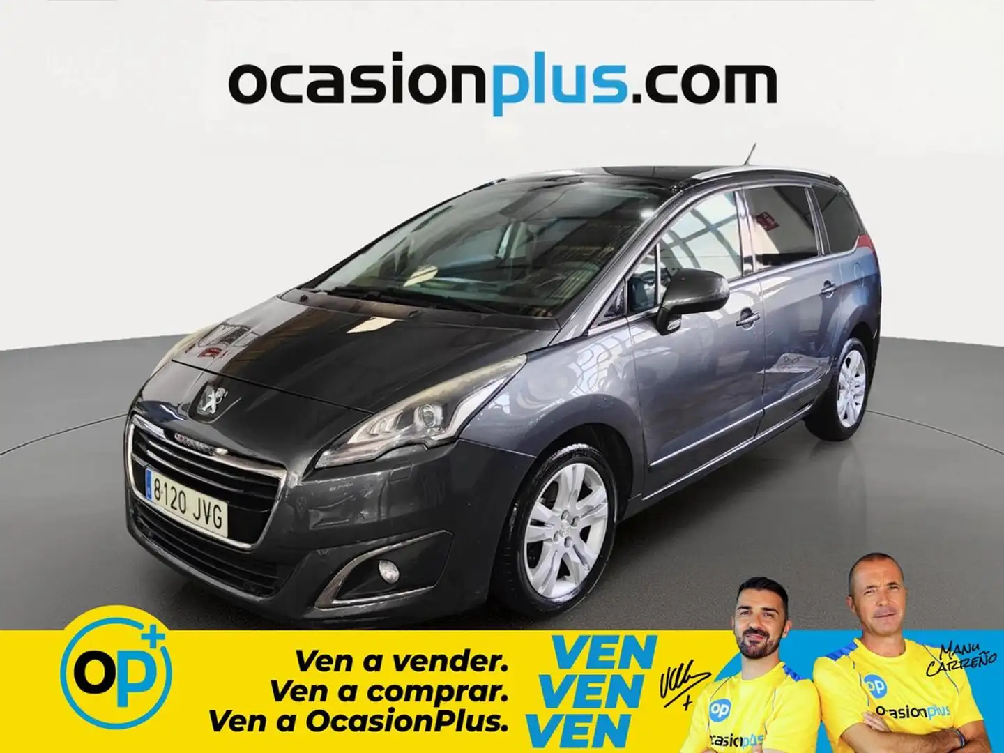 Peugeot 5008 2.0 BlueHDi Allure 7 pl. 150 Gris - 1