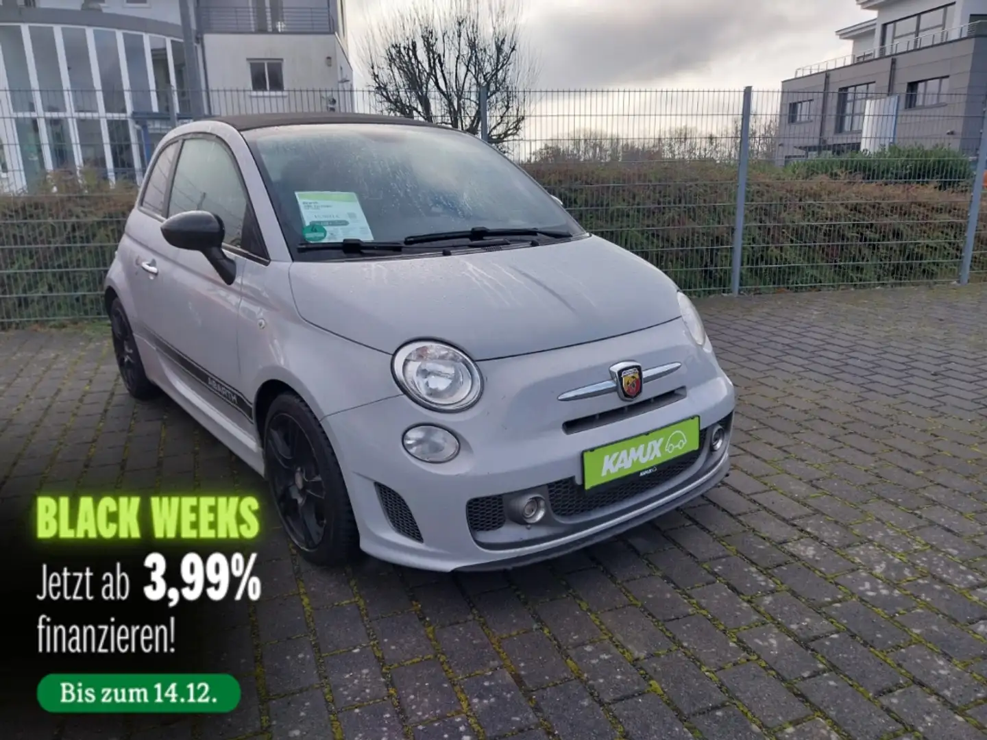 Abarth 595 Turismo 1.4T Cabrio+PDC+SPORTABGASANLAGE+DAB Grau - 1