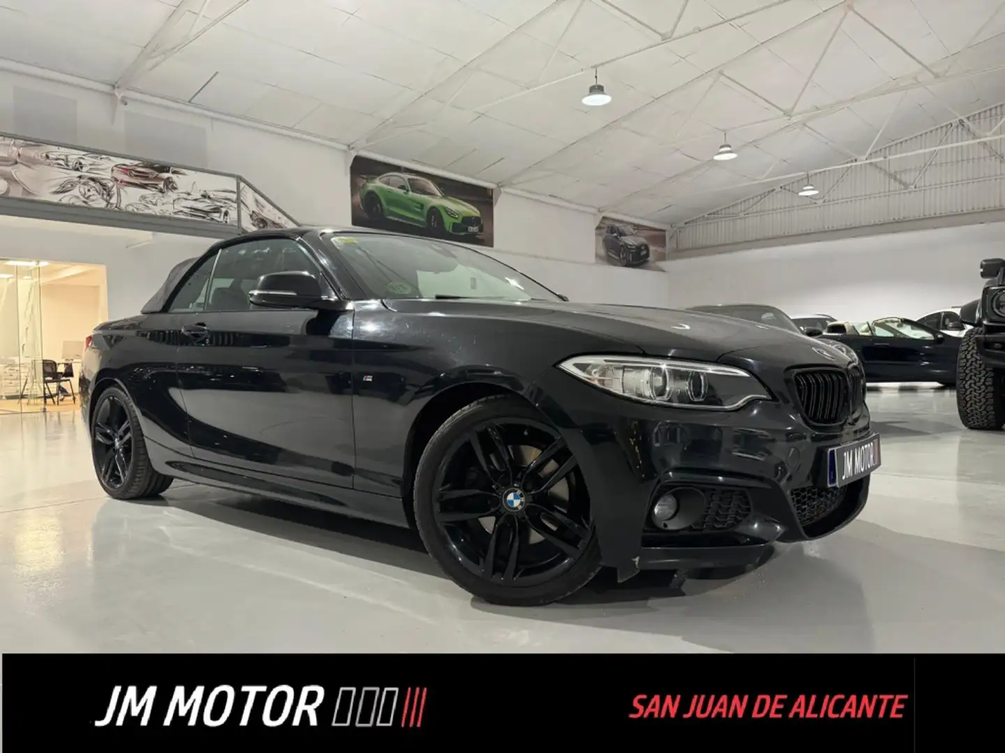 BMW 220 220dA Cabrio Noir - 1