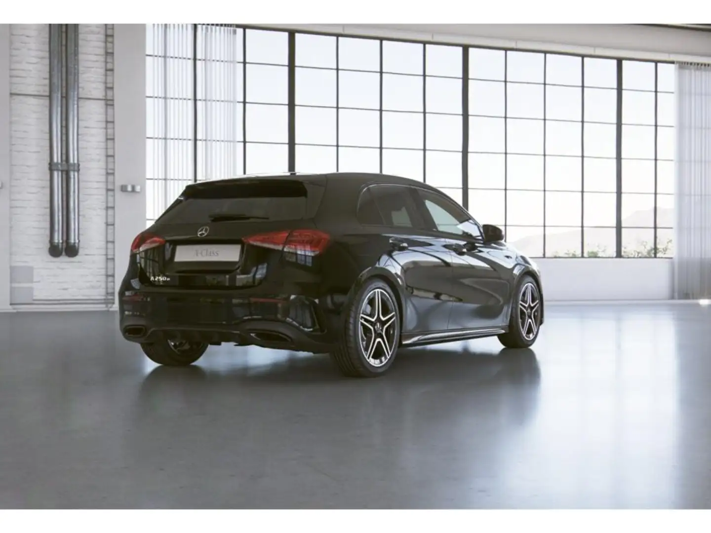 Mercedes-Benz A 250 e +AMG+MBUX+Wide+LED+Navi+Night+Cam+AUT Чорний - 2