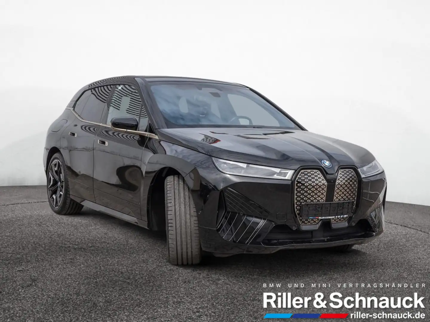 BMW iX xDrive 40 360°+LASER+HUD+ACC+NAVI+H/K+KAME Schwarz - 2