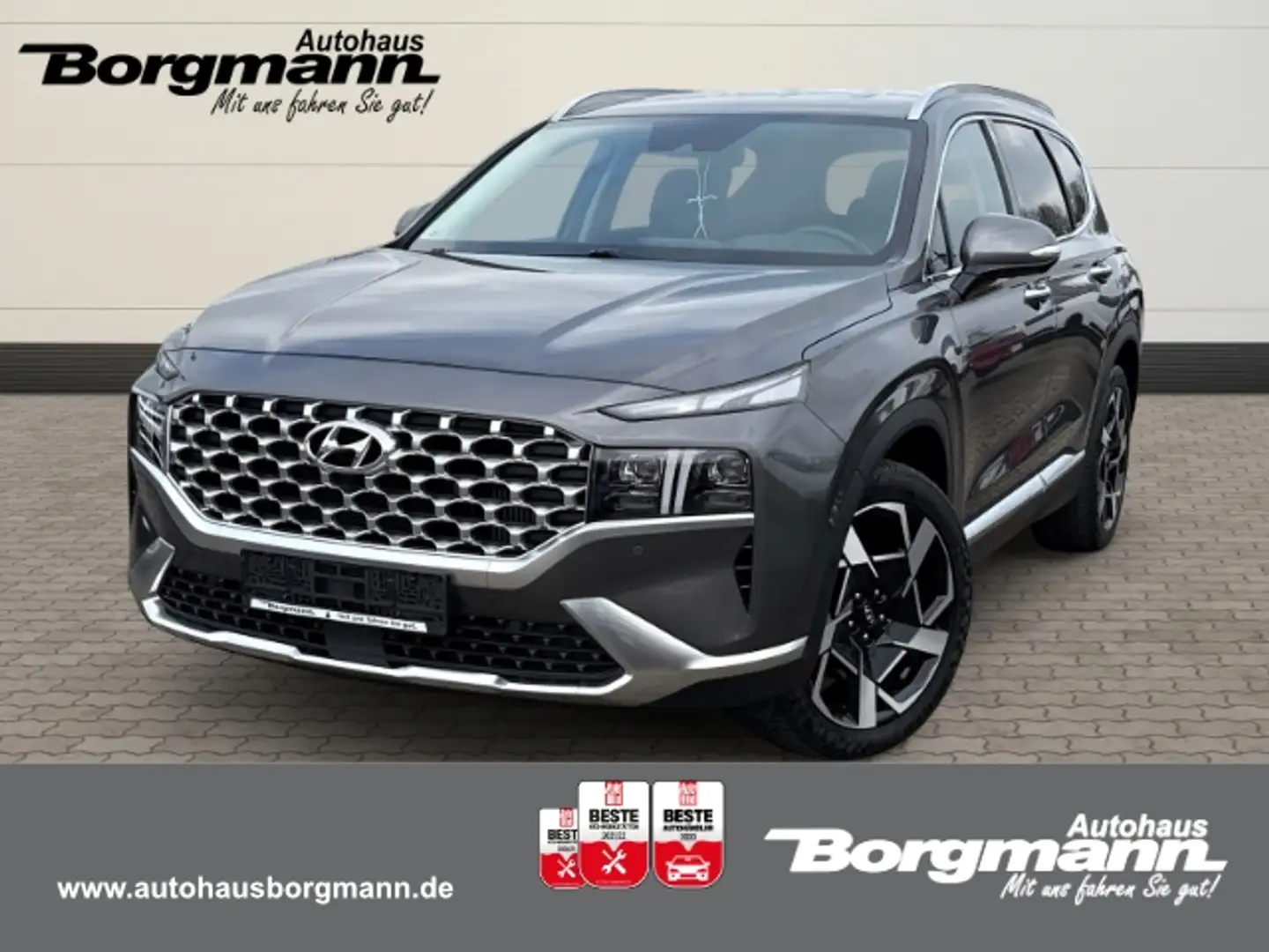 Hyundai SANTA FE Prime 4WD 2.2 HUD - Klimasitze - AHK Grau - 1