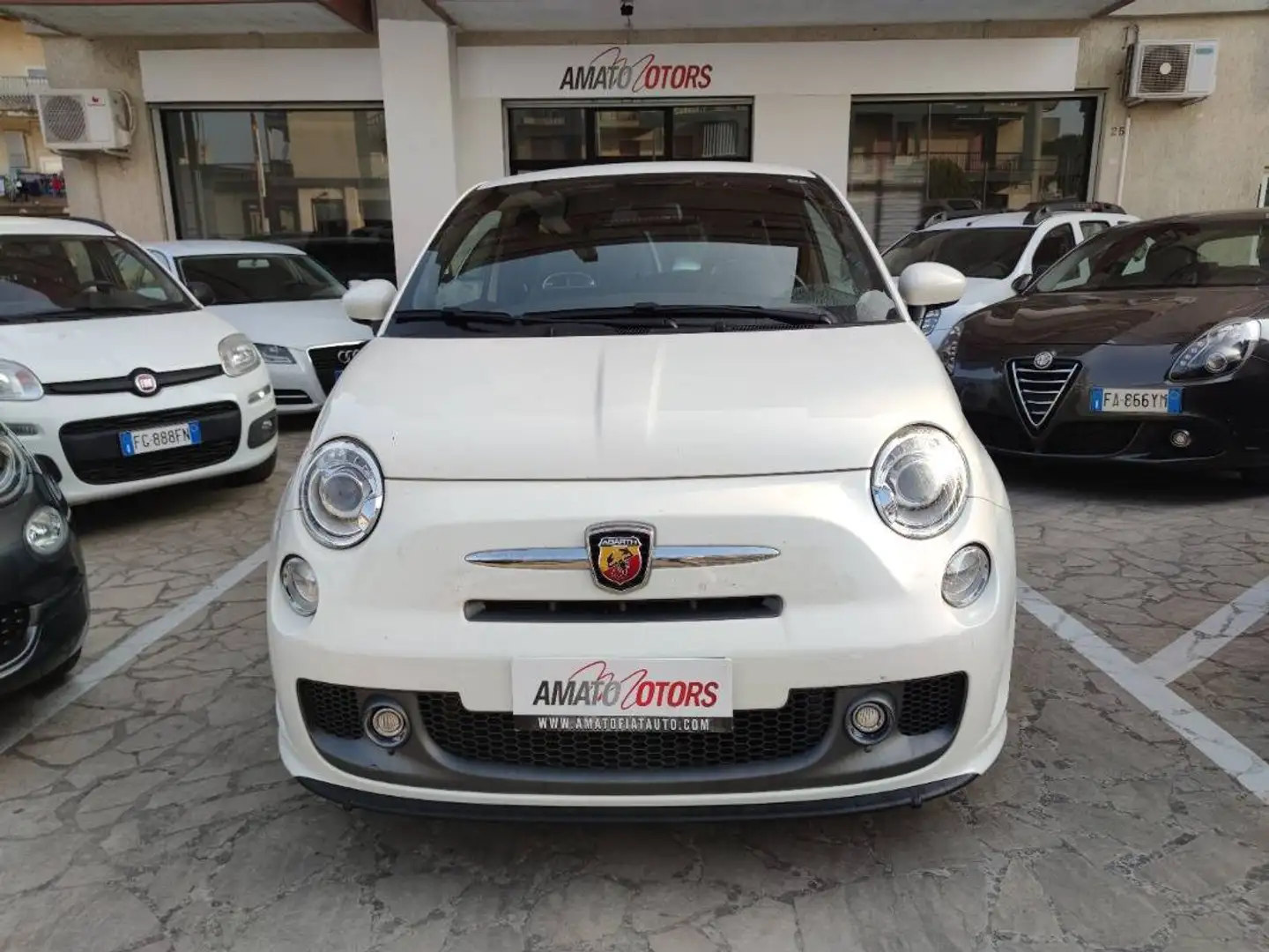 Abarth 595 595 1.4 16v t. t-jet turismo 160cv E6 Blanc - 2