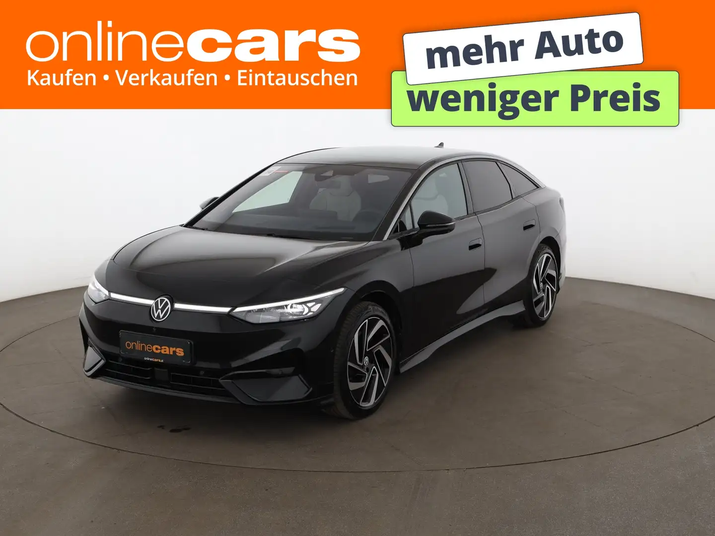 Volkswagen ID.7 Pro 77kWh Aut MATRIX 360-CAM HEAD-UP SKY NAV Schwarz - 1
