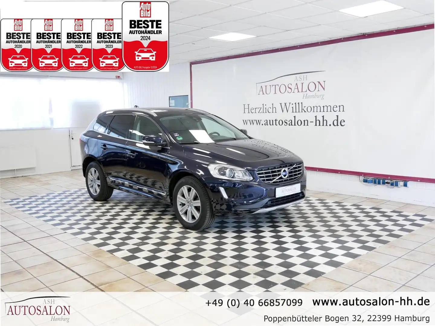 Volvo XC60 Summum AWD*2Vorb*AHK*Navi*Kam*Volv.Servicege*Bixen Azul - 1