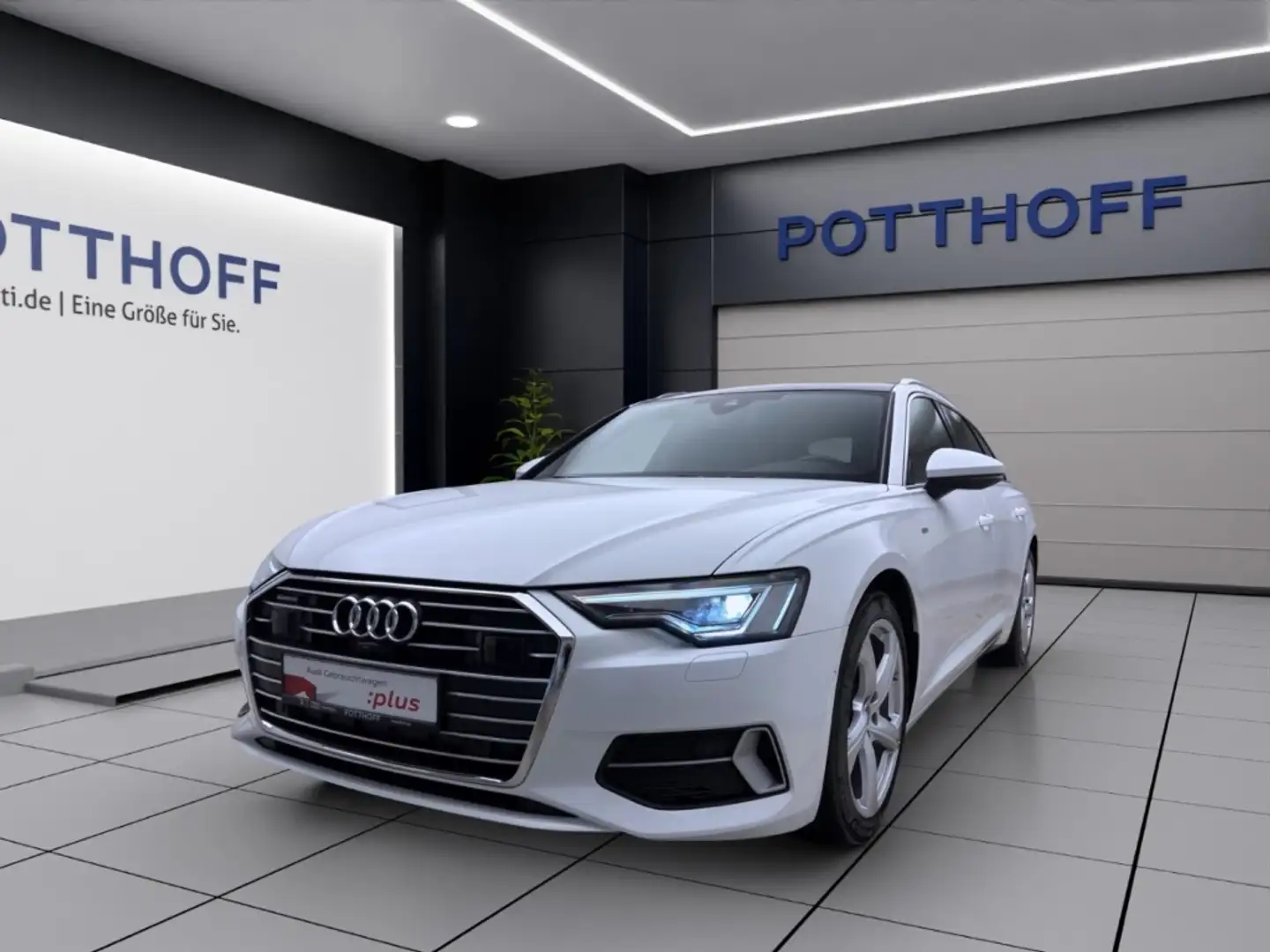 Audi A6 Avant 50 TDI Q SPORT PANO MATRIX PDC NAVI Weiß - 1